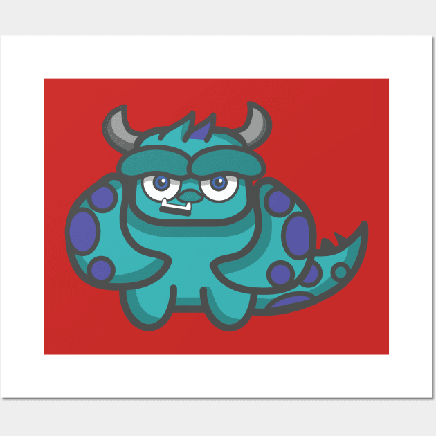 Cute Monster Wall Art by Massive Dzines